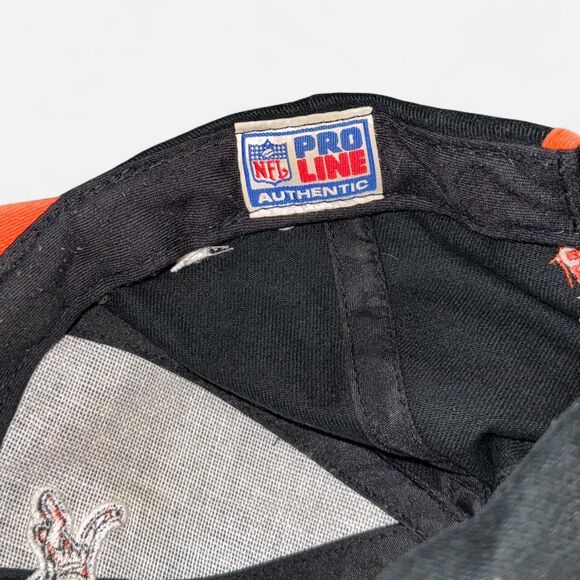 Vintage 90s NFL Cincinnati Bengals Adjustable Hat with Embroidered Tiger Logo - Picture 7 of 8